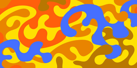 Abstract Ocean Wave Rhythm Background