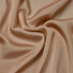 Fototapeta premium Silky flowing fabric displays a delicate arrangement of soft folds