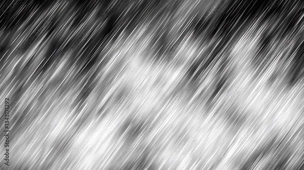 Poster diagonal streaks of light create an abstract monochrome background pattern