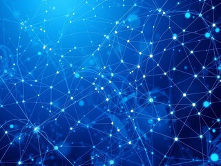 abstract blue background with stars