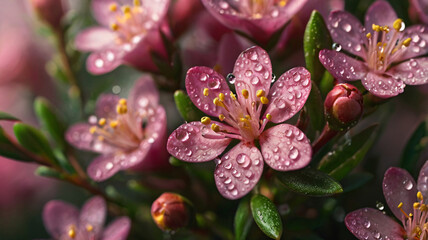 Bright Orange Chrysanthemums in a Lush Green Garden