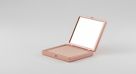 Rose Gold Jewelry Box Mockup: Packaging Design