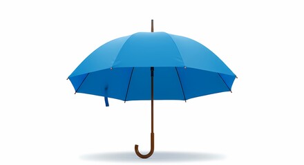 Blue Umbrella: Protection, Rain, Safety