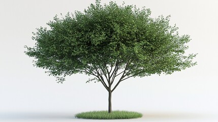Isolated Tree on White Background