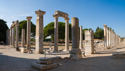 Ancient city of Ephesus. UNESCO world heritage list destinations in Turkey 