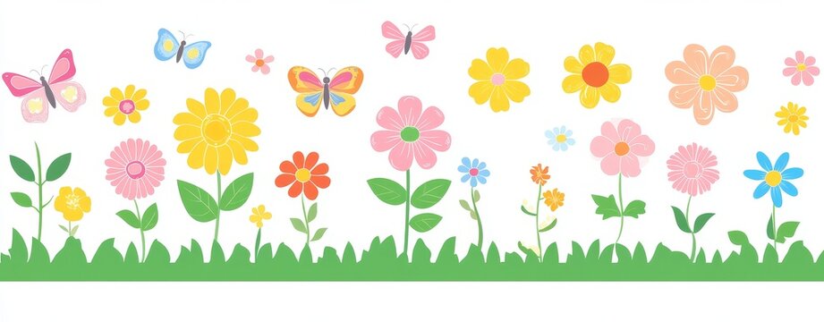 Floral designs in simple line art are ideal for coloring and feature nature and floral patterns