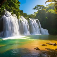 waterfall in plitvice national park
