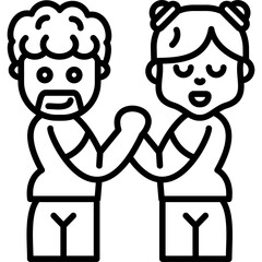 Meet Icon Vector Element