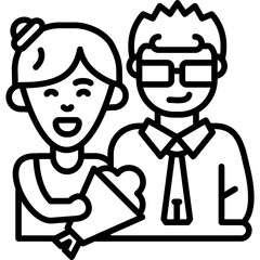 Meet Icon Vector Element