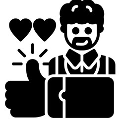Like Icon Vector Element