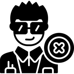 Reject Icon Vector Element