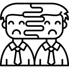 Cloning Icon Vector Element