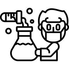 Chemistry Icon Vector Element