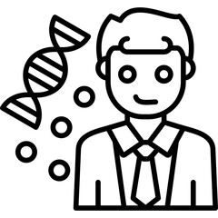 Genome Icon Vector Element