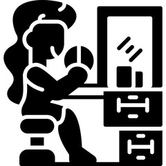Dressing Room Icon Vector Element