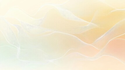 Abstract Pastel Wave Background With Soft Lines And Gentle Textureing