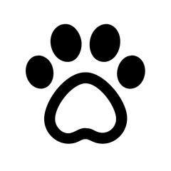 Fototapeta premium Paw Print Icon 