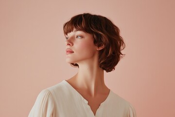 Soft elegance captured in gentle light, highlighting graceful co