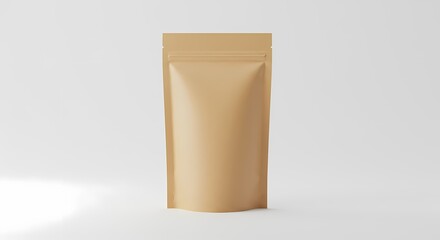 Kraft Paper StandUp Pouch Mockup