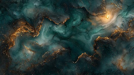 Abstract Cosmic Nebula Background Texture
