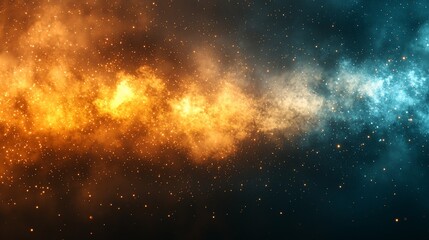 Fototapeta premium Abstract Fire and Ice Contrast Background