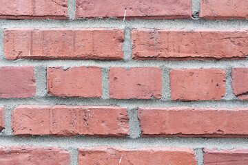 Obraz premium Surface of brickwall. Textured brown backdrop. Wall texture background. Brick wall structure. Brick masonry background. Building material concept. Exposed brick texture