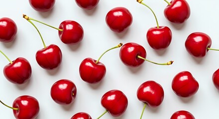 Fresh Red Cherries Pattern