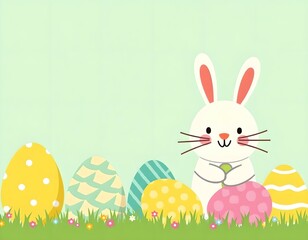 Obraz premium Happy Easter card