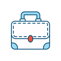 Briefcase vector icon 