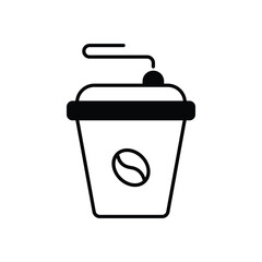 Coffee vector icon 