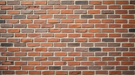 Obraz premium Reddish Brick Wall Texture Rustic Close-Up