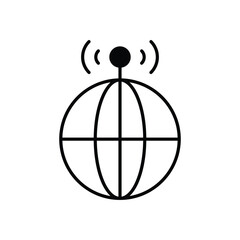 Networking vector icon 