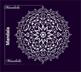 Mandala design ,modern mandala design, clean and creative design  template