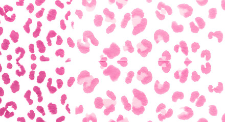 Pink Leopard Print Gradient Effect
