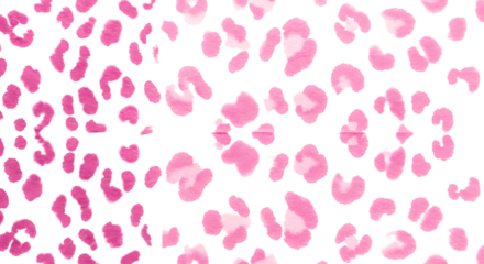 Pink Leopard Print Gradient Effect