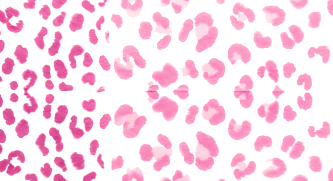 Pink Leopard Print Gradient Effect