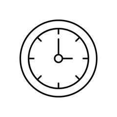 Clock vector icon 