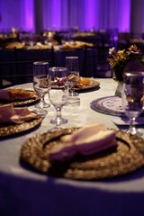 Table set for dinner