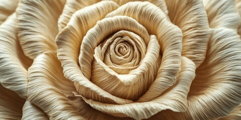 Beautiful rose made of seashells