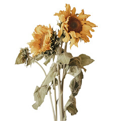 Dried Sunflowers: Autumn Floral Decor