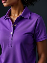 Preppy Yet Powerful! Turn heads with this sleek and stylish purple polo shirt—where casual meets class, and everyday fashion feels luxurious.