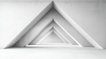 Abstract Triangular Architectural Design