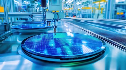 High-Tech Semiconductor Wafer Fabrication Process