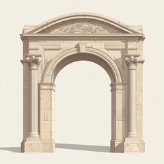 Naklejka premium arch of triumph