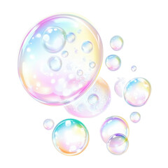 soap bubbles colorful isolated on white PNG bubble transparent bubble
