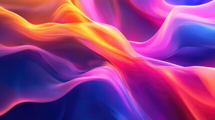 Fototapeta premium Abstract Colorful Fluid Wave Background Design