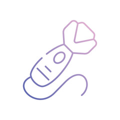 Microdermabrasion Tool vector icon stock illustration