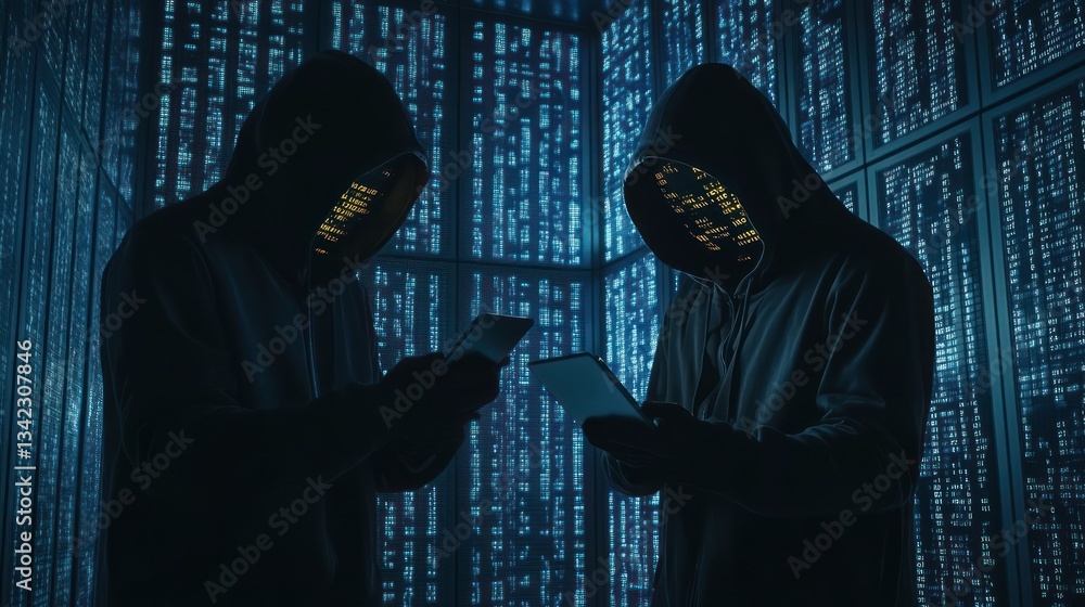 Poster anonymous hackers in a digital world
