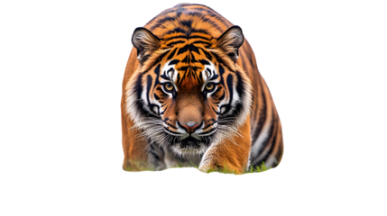 Closeup of a Majestic Tiger Approaching