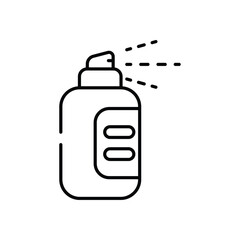Hydration Mist Device vector icon stock illustration